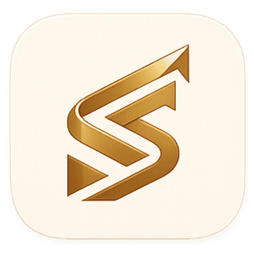 Monogramme S doré de Scalenvia